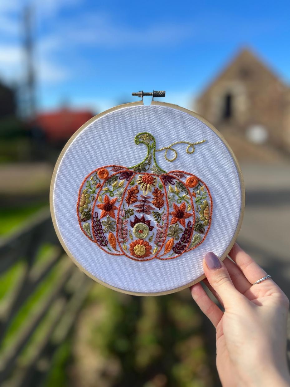 Pumpkin Sampler Embroidery