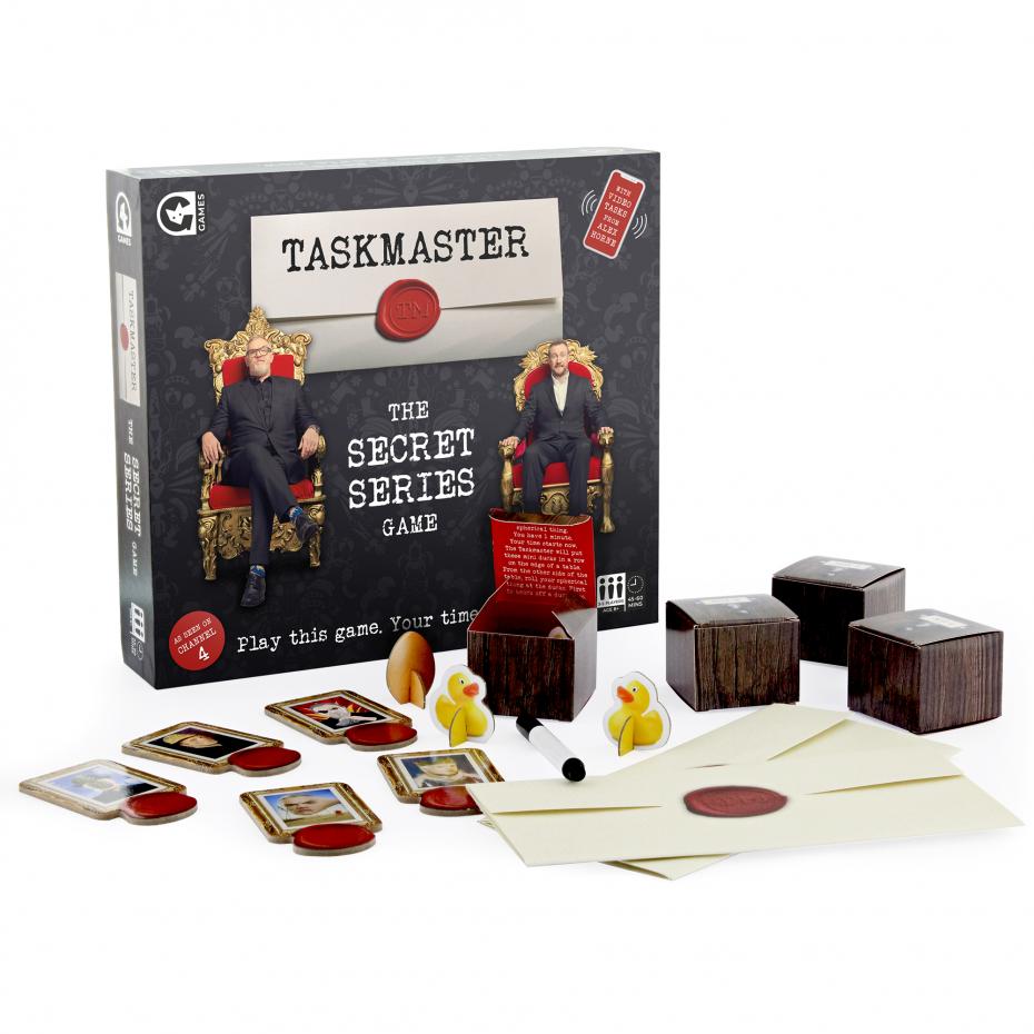 Taskmaster Secret Series box and contents 2