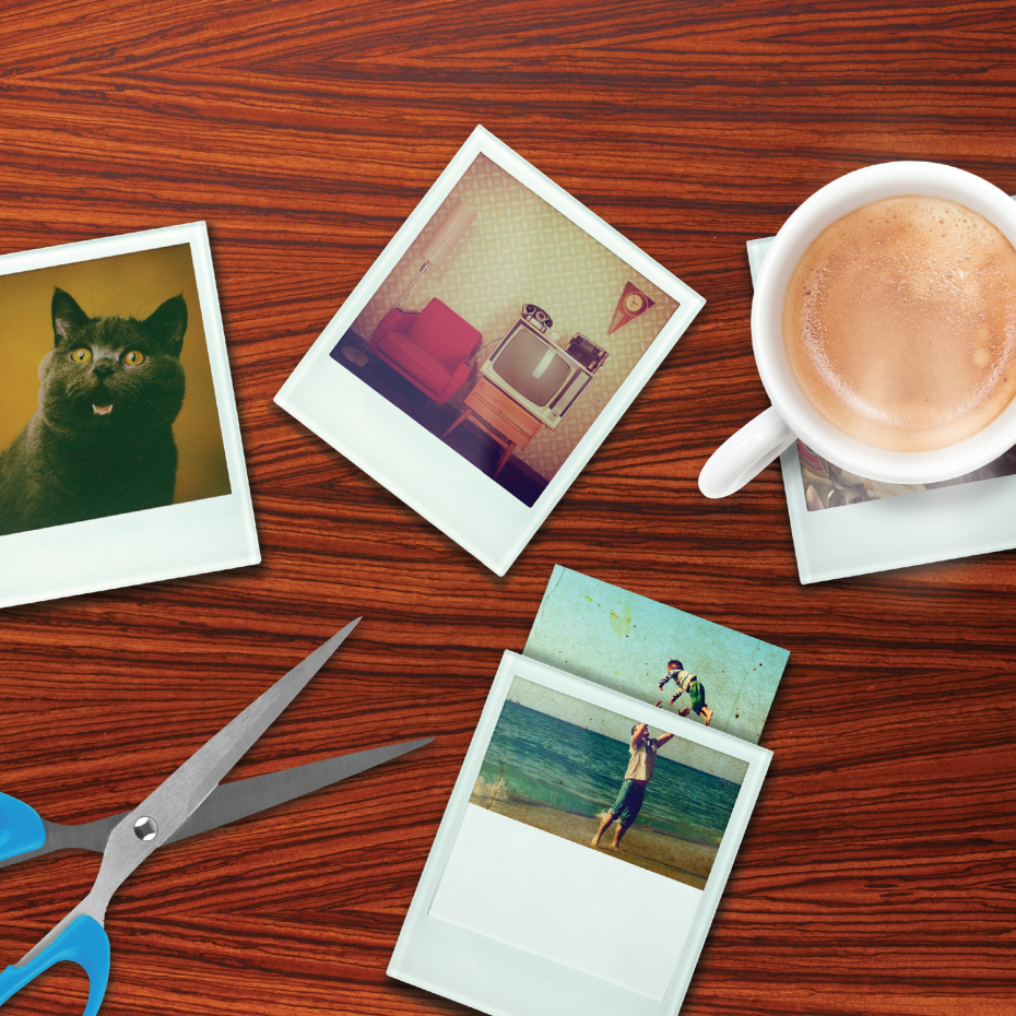 Polaroid Instant Photo Coasters