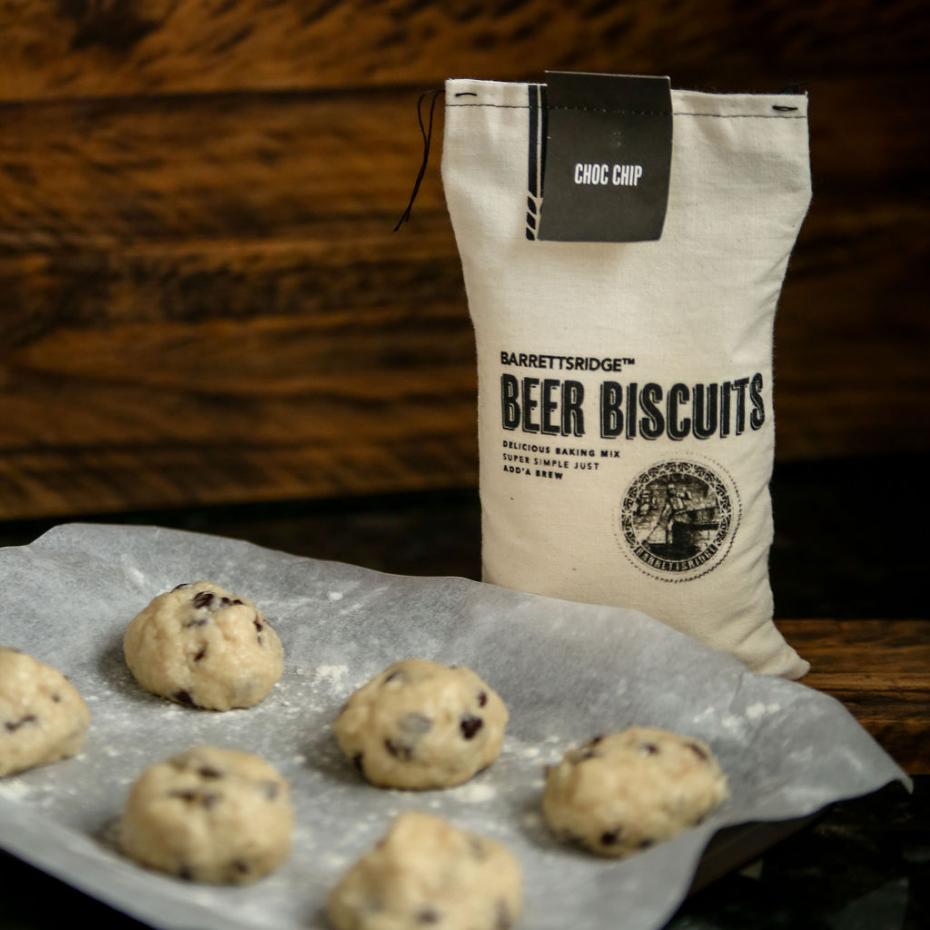 Choc Chip Beer Biscuits