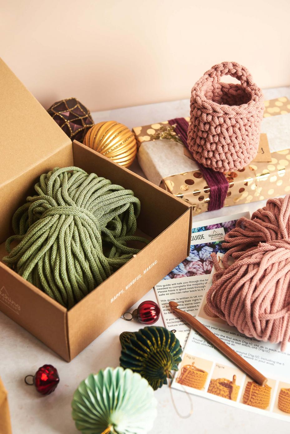 Crochet Basket Craft Kit Range