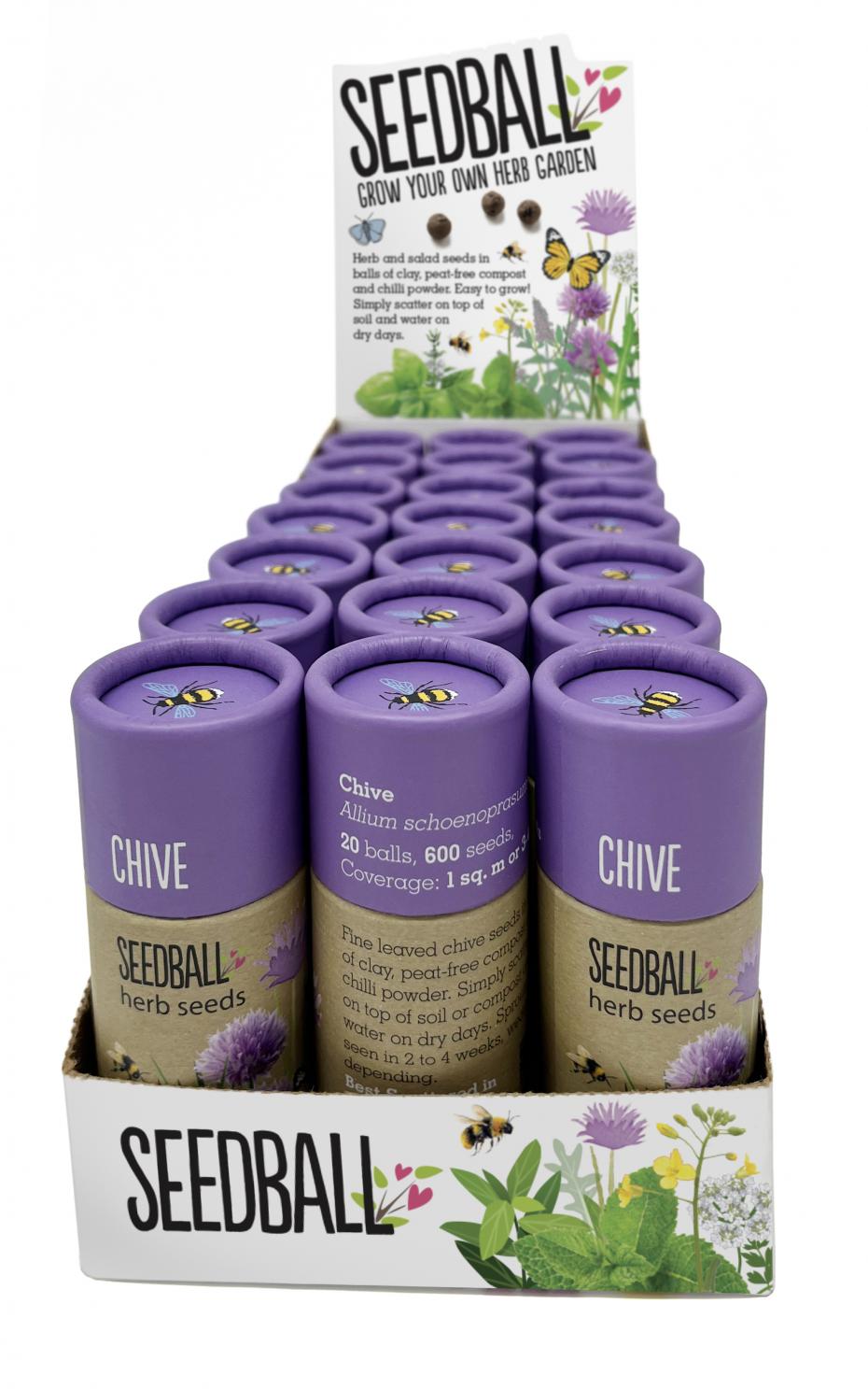 Shelf Ready Set of 21 Chive Tubes