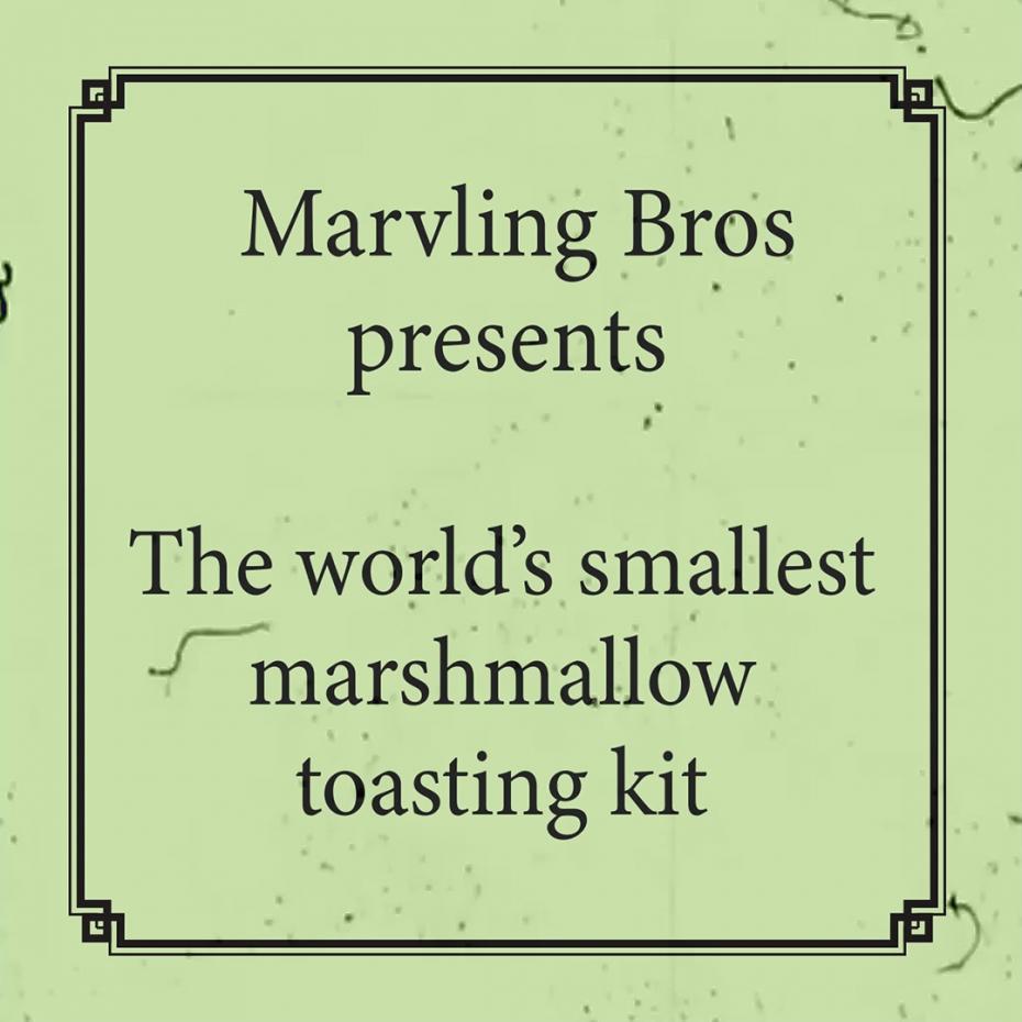 Mini Marshmallow Toasting Kit Video 30 seconds