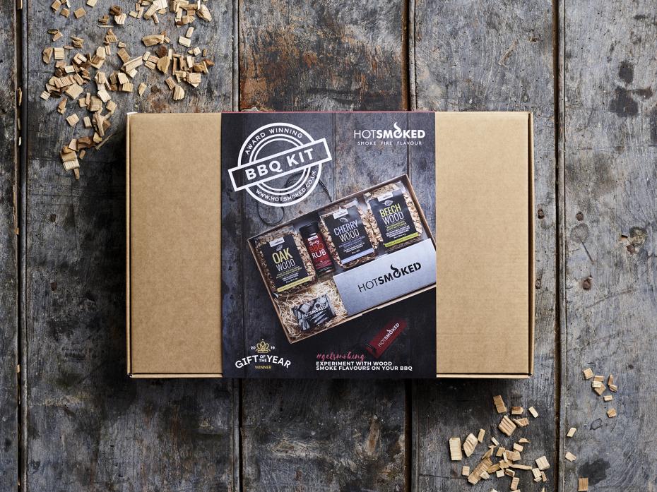 BBQ Hot Smoking Kit - gift box and printed sleeve