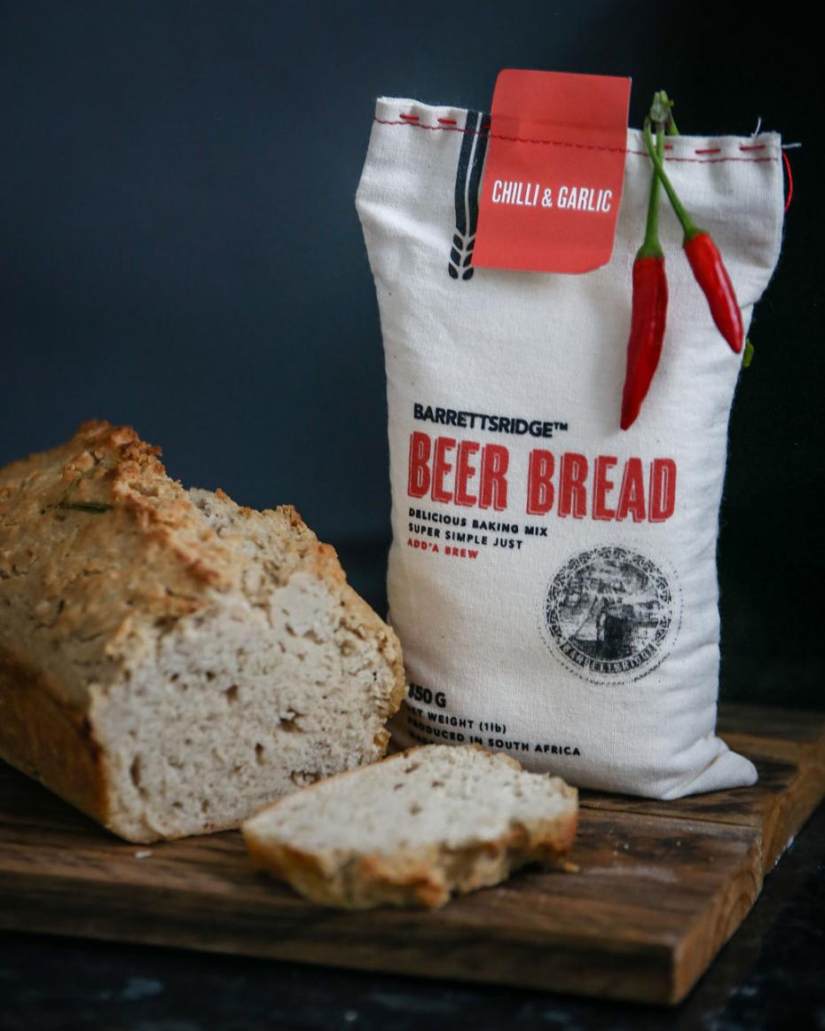 Chilli and Garlic Beer Bread