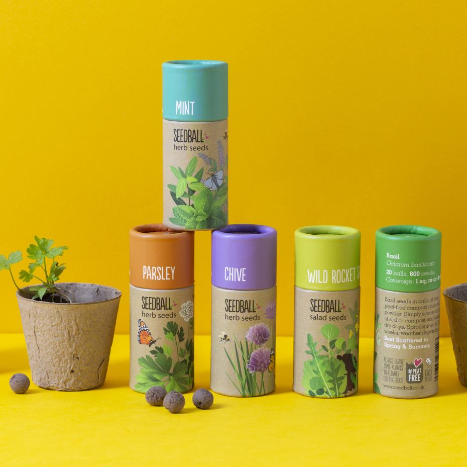 Seedball Herb Tubes