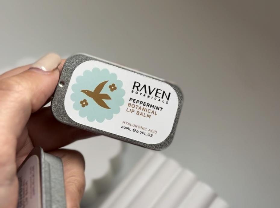 Fresh Peppermint Botanical Lip Balm from Raven Botanicals