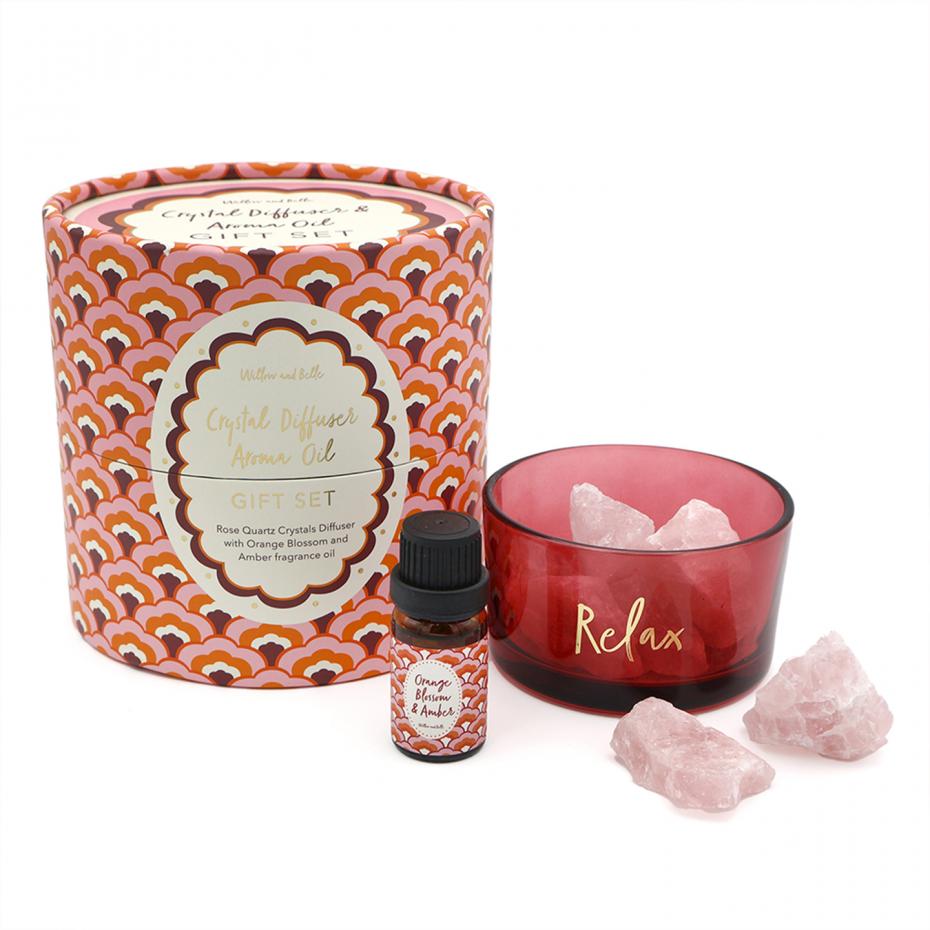 Crystal Diffuser Aroma Oil Gift Set