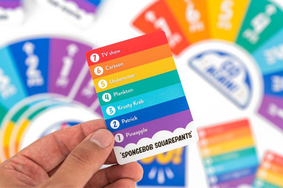 Rainbow Go! card close-up