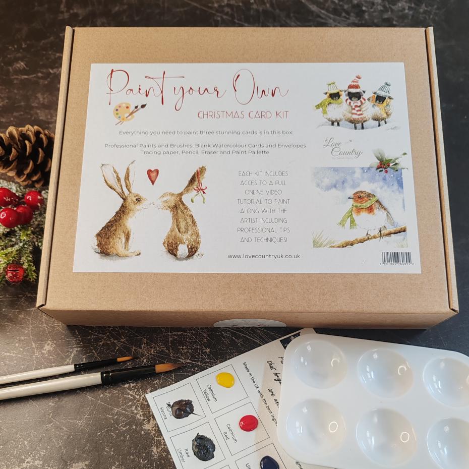 Paint Your Own Watercolour Kits