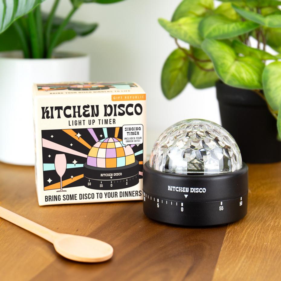 Kitchen Disco Timer Product and Packaging