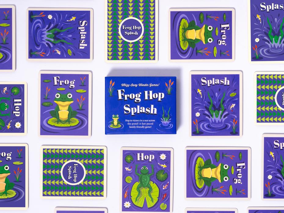 Frog Hop Splash Card Game