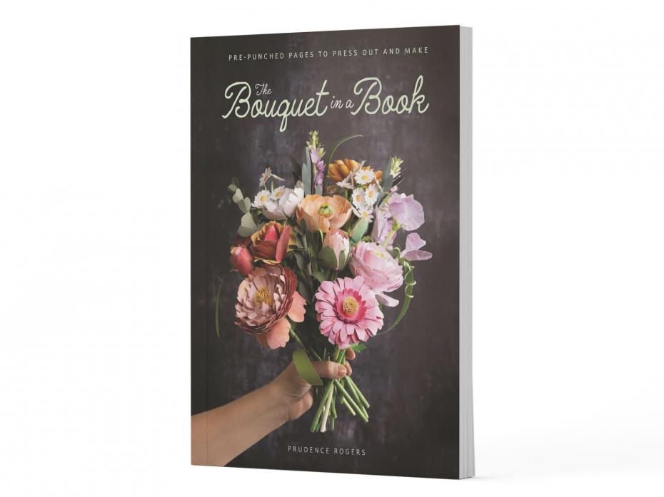 The Bouquet in a Book - Book Jacket (will be supplied with a neat ribbon tie on the side)