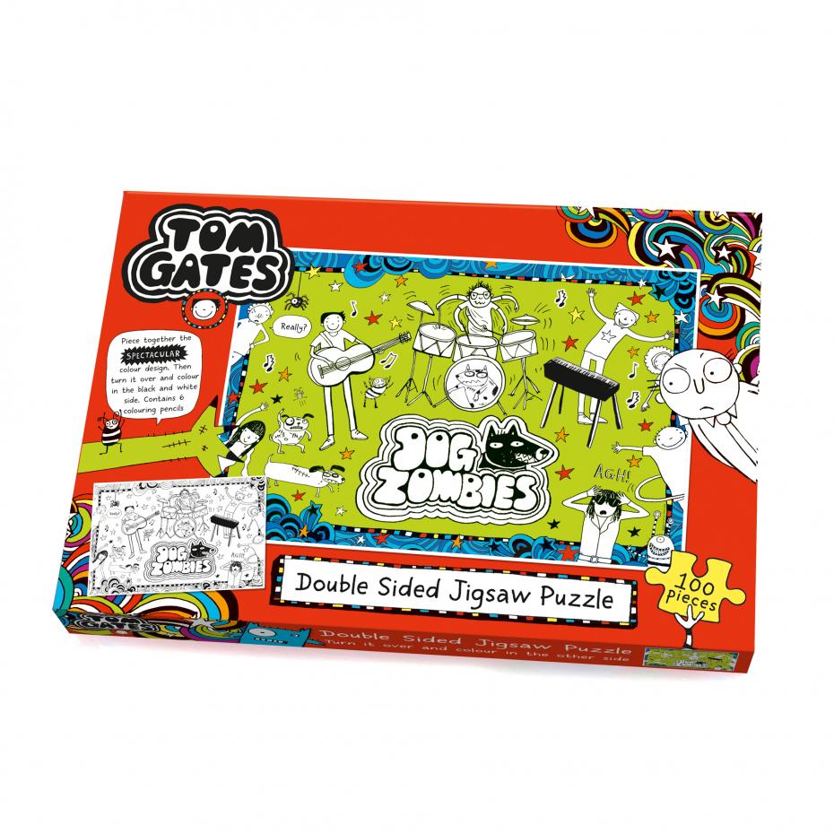 Tom Gates Dog Zombies 100 piece double-sided Puzzle