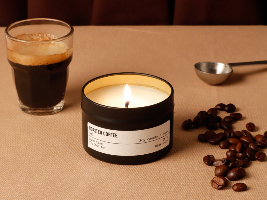 Roasted Coffee Tin Candle