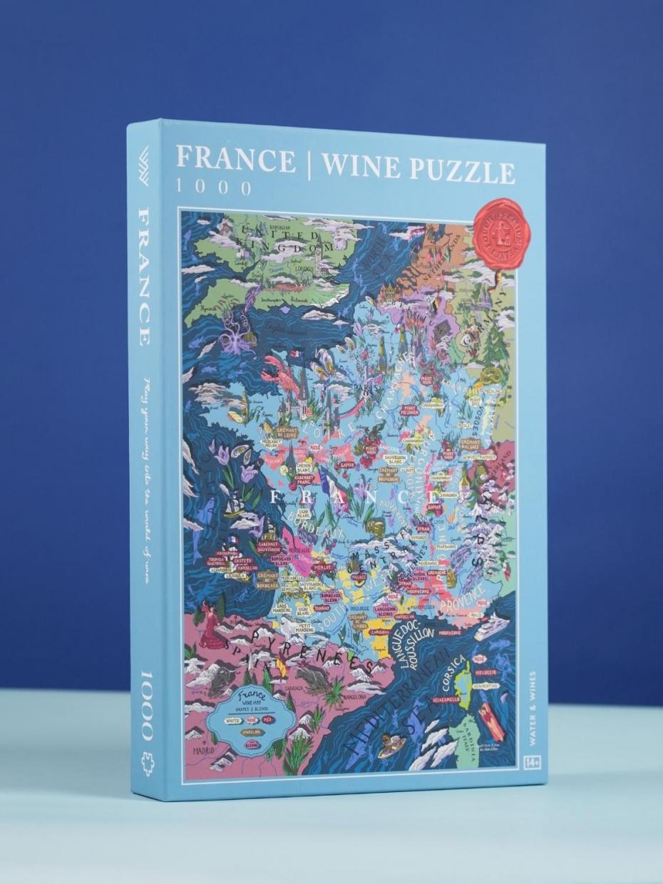 France Wine Puzzle - 1.000 Pieces