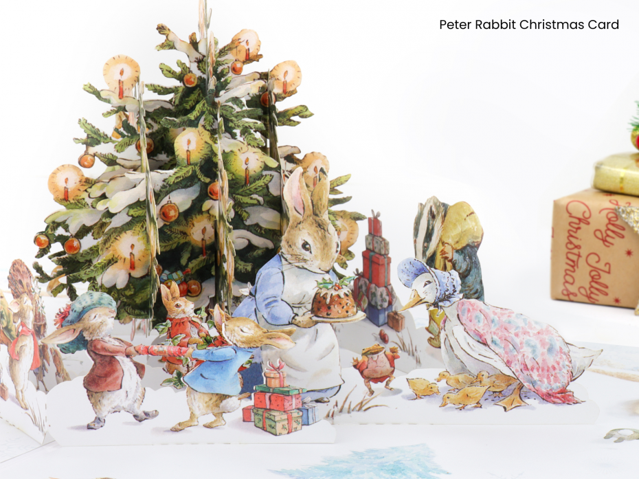 Peter Rabbit Christmas Card