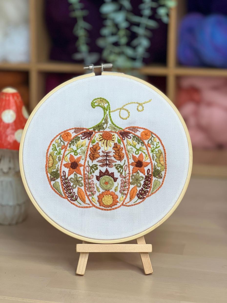 Pumpkin Sampler Emboidery