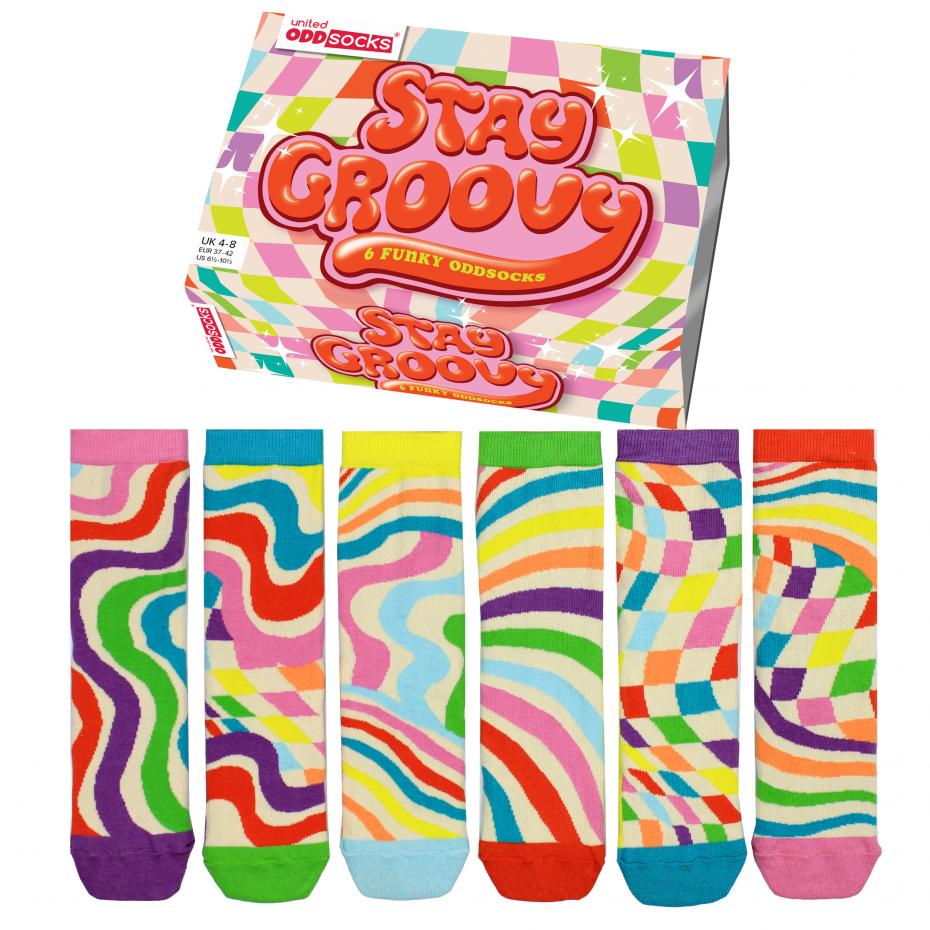 Stay Groovy - 6 funky oddsocks!