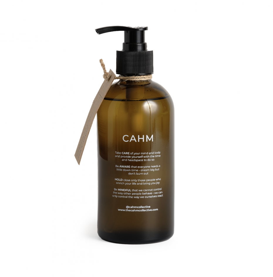 CAHM Hand & Body Wash reverse with tag