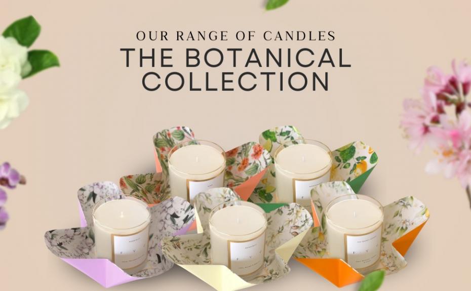 Botanicals Candles Open Boxes