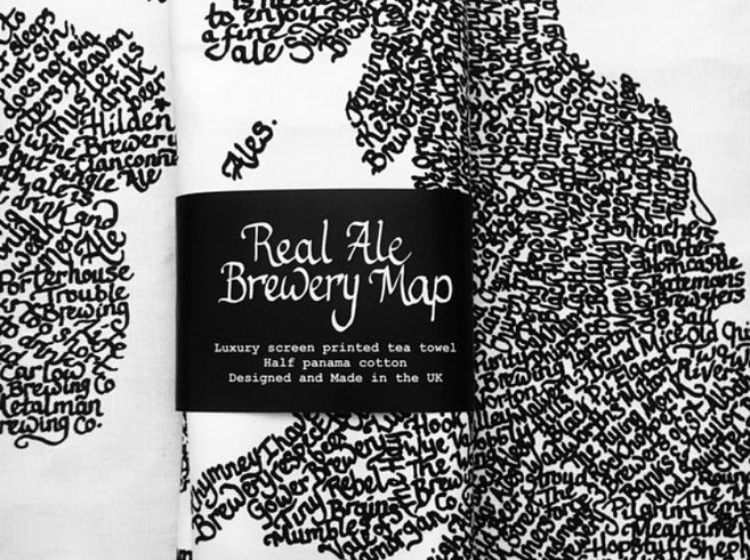 Real Ale Brewery Map of the British Isles