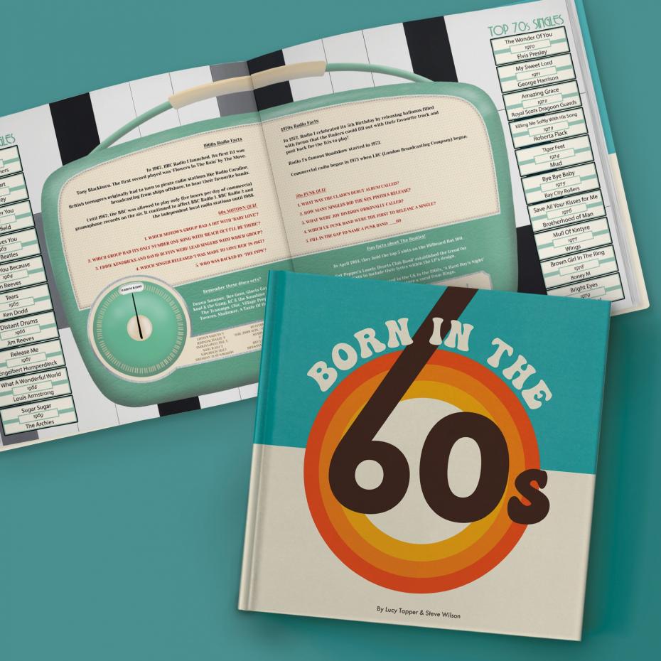 Born in the 60s cover and sample spread