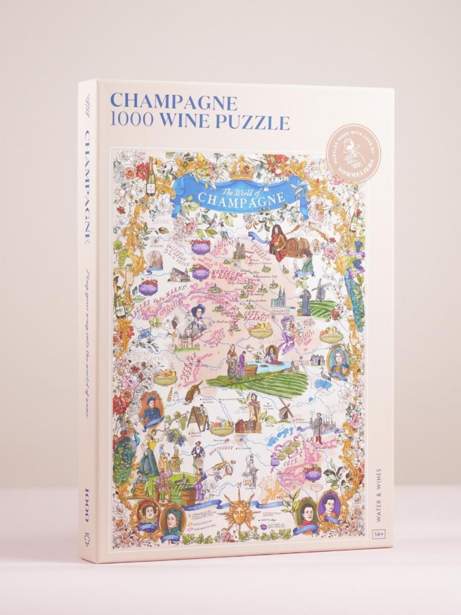 Champagne Wine Puzzle - 1.000 Pieces