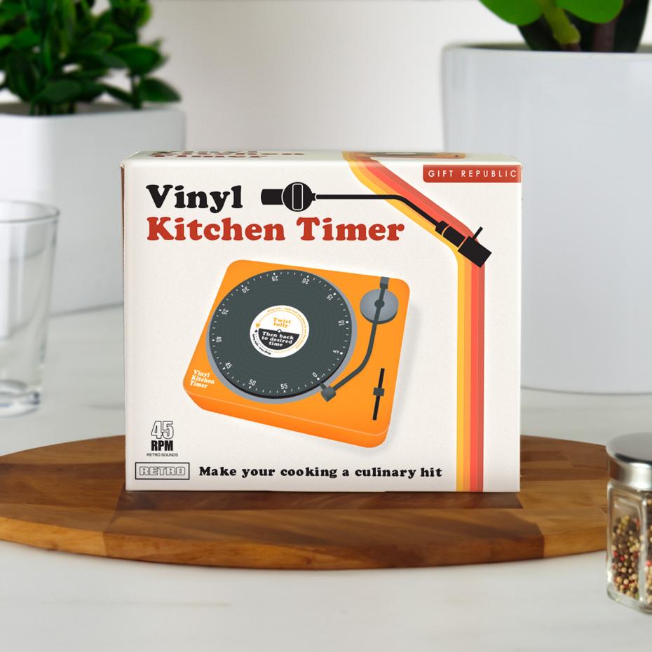 Vinyl Kitchen Timer - Packaging