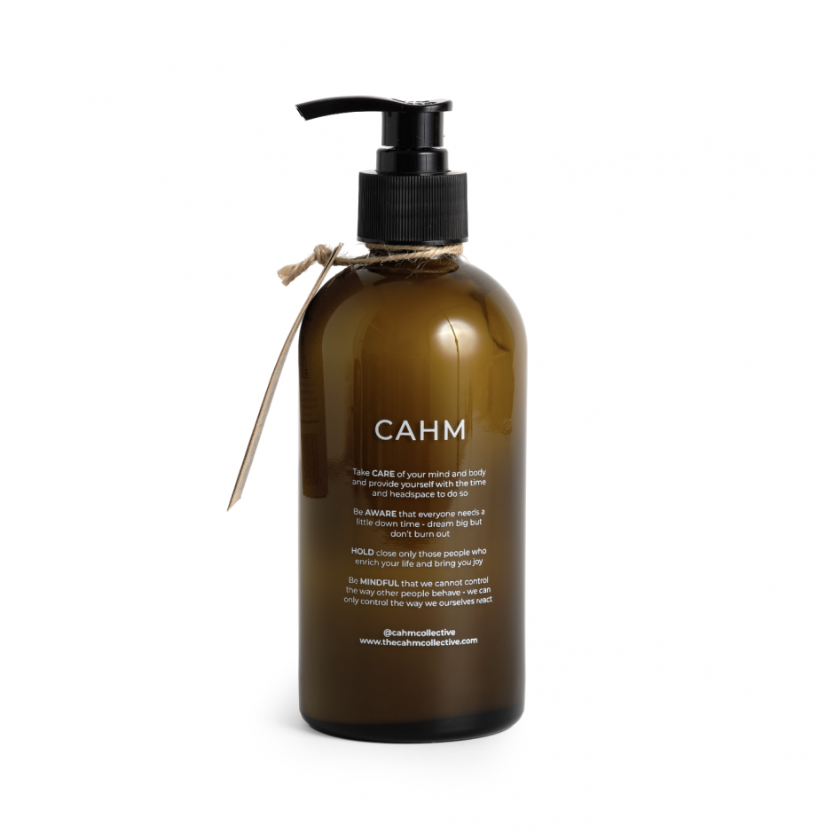 CAHM Hand & Body Lotion reverse with tag