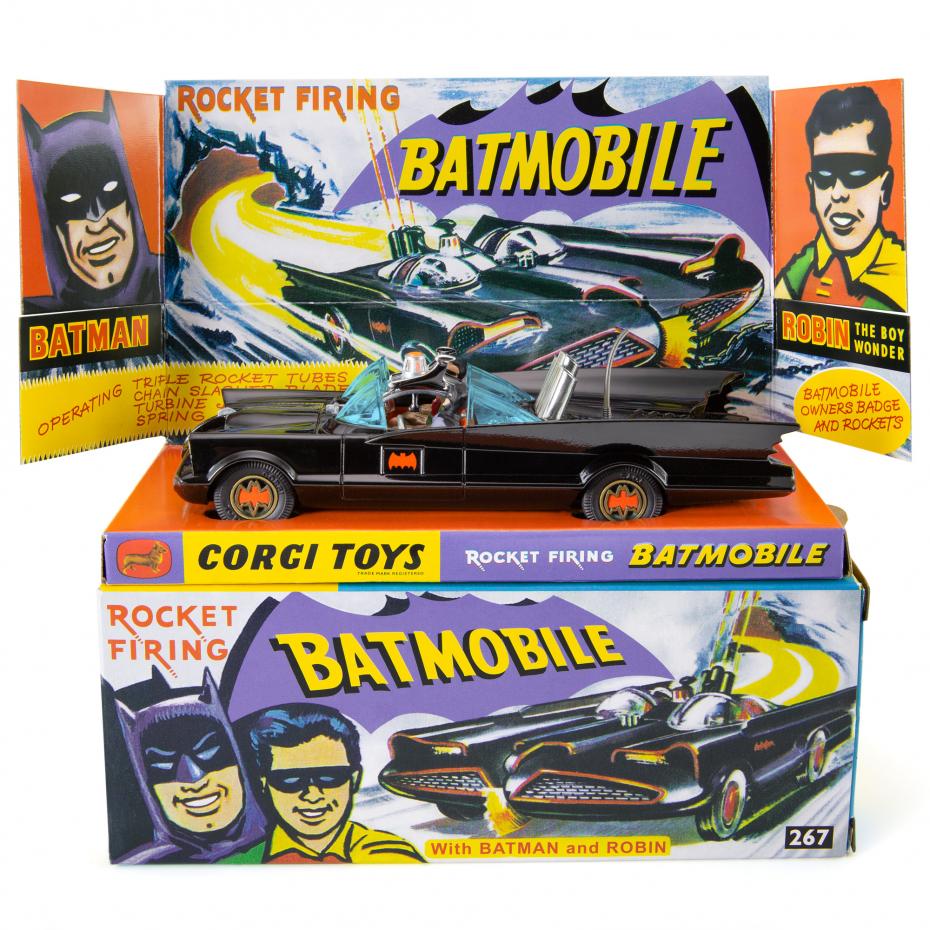 Corgi Toys Batmobile with Batman and Robin