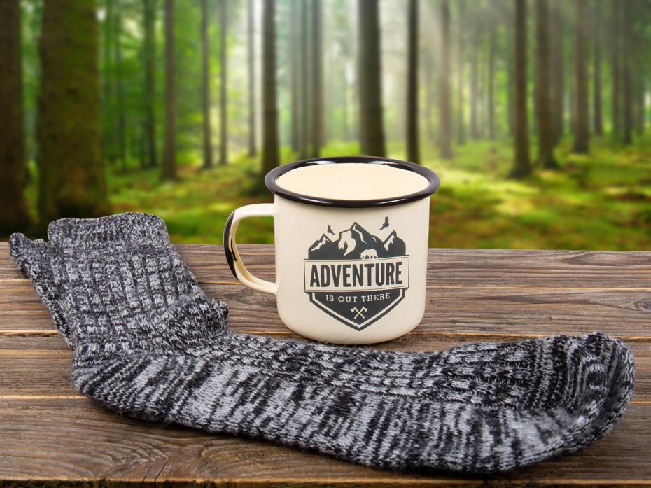 Wayfarer Camping Mug & Sock