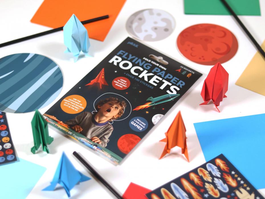 Flying Paper Rockets