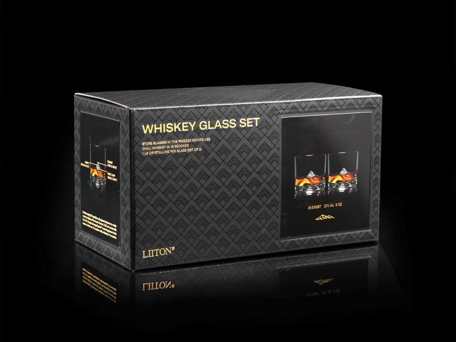 Gift boxed set luxury crystal