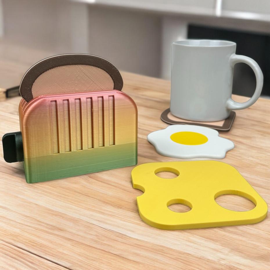 Toaster Coaster Set