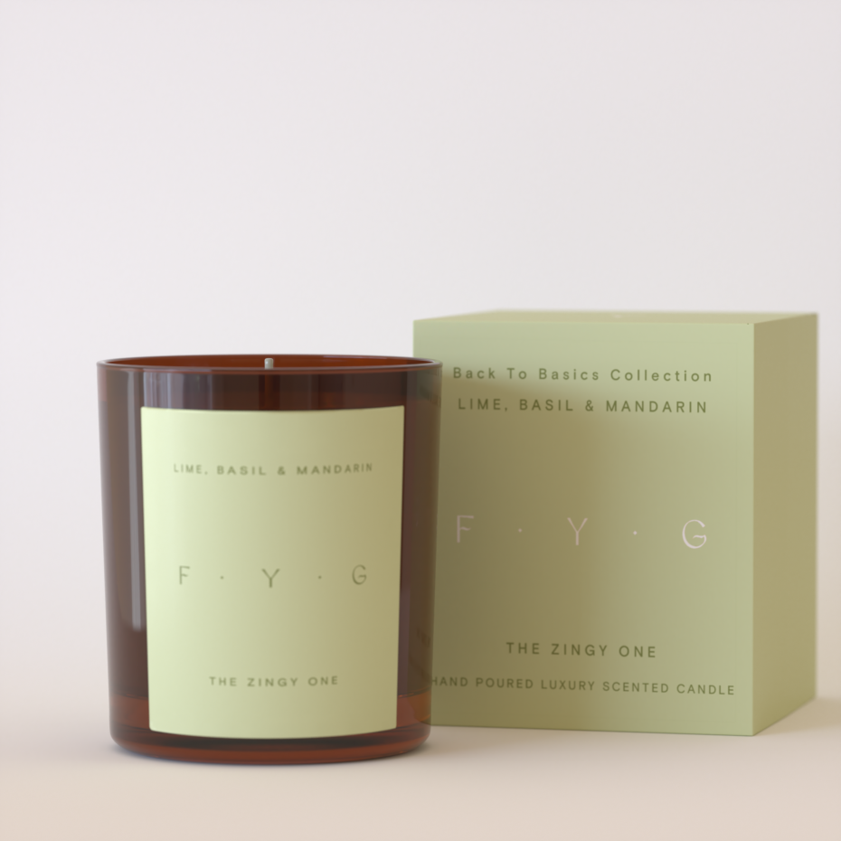 Lime, Basil & Mandarin Candle "The Zingy One"