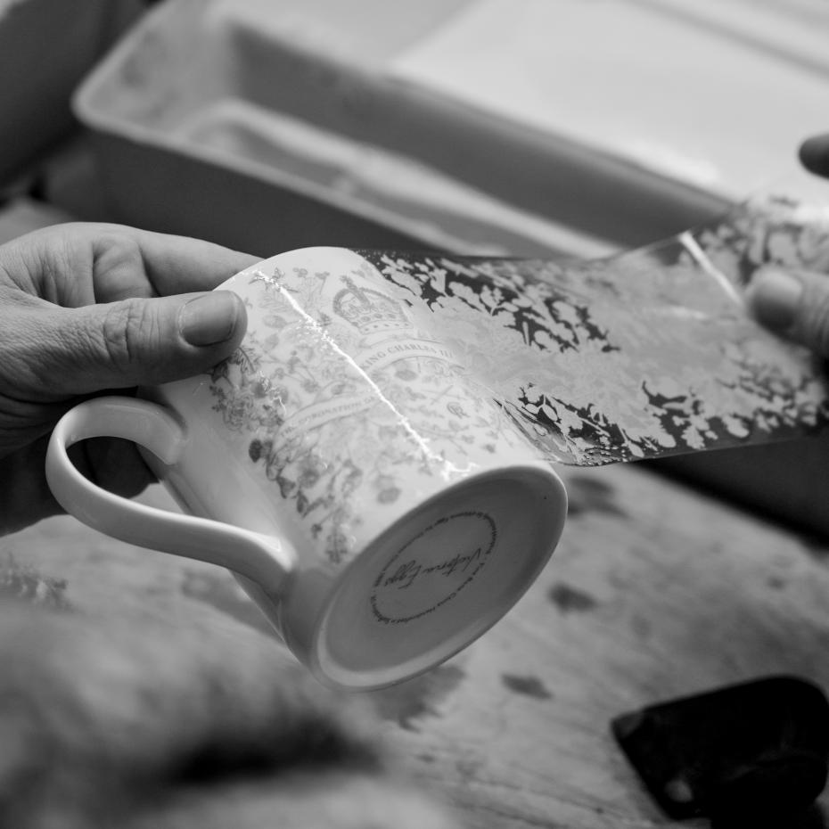 How our mugs are  hand crafted in Stoke on Trent