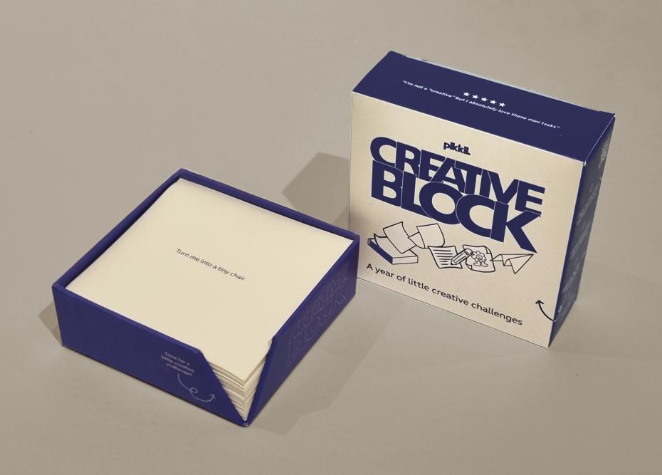 Creative Block in packaging