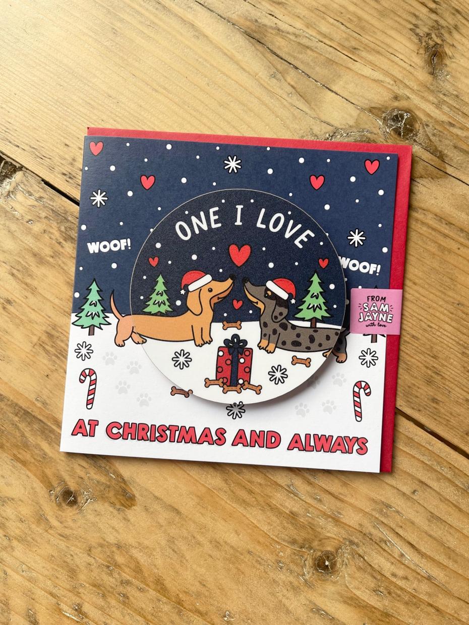 One I love Christmas Coaster Card