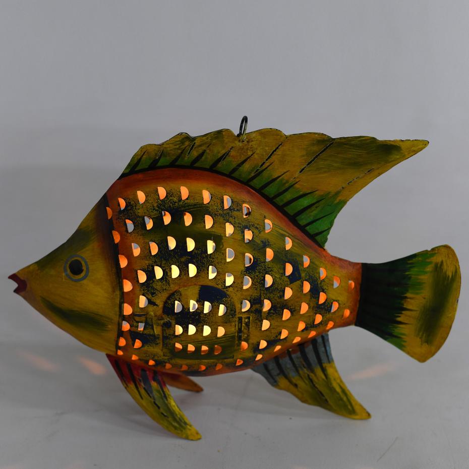 Jardinopia - Fairtrade, handmade, recycled Indian Tealight Fish