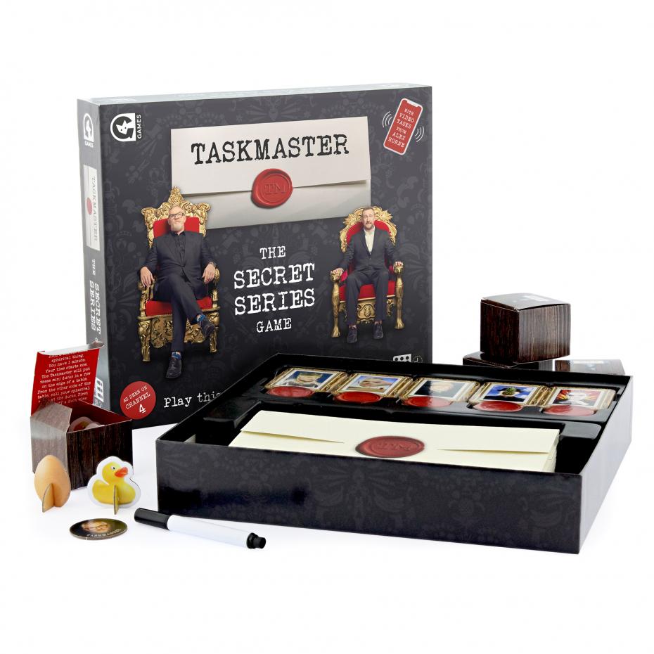 Taskmaster Secret Series open box