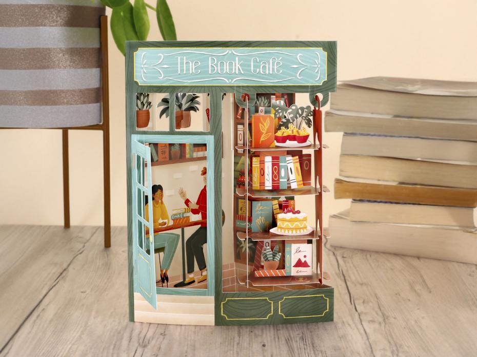 The Book Cafe Swing Card