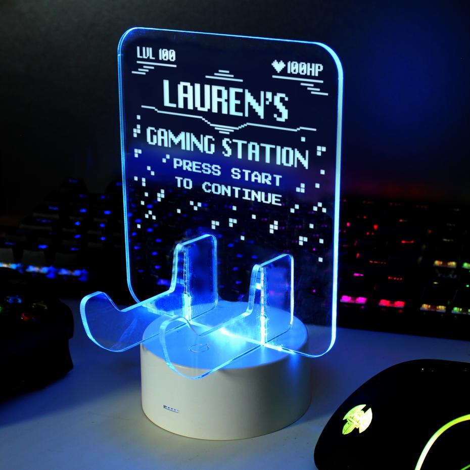 Personalised LED Gaming Controller Stand 2