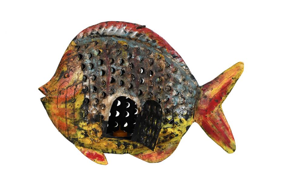 Jardinopia - Fairtrade, handmade, recycled Indian Tealight Fish