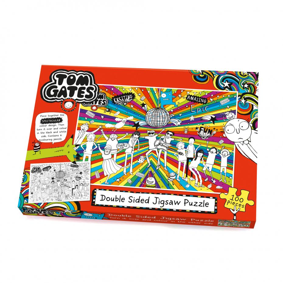 Tom Gates Disco 100 piece double-sided Puzzle