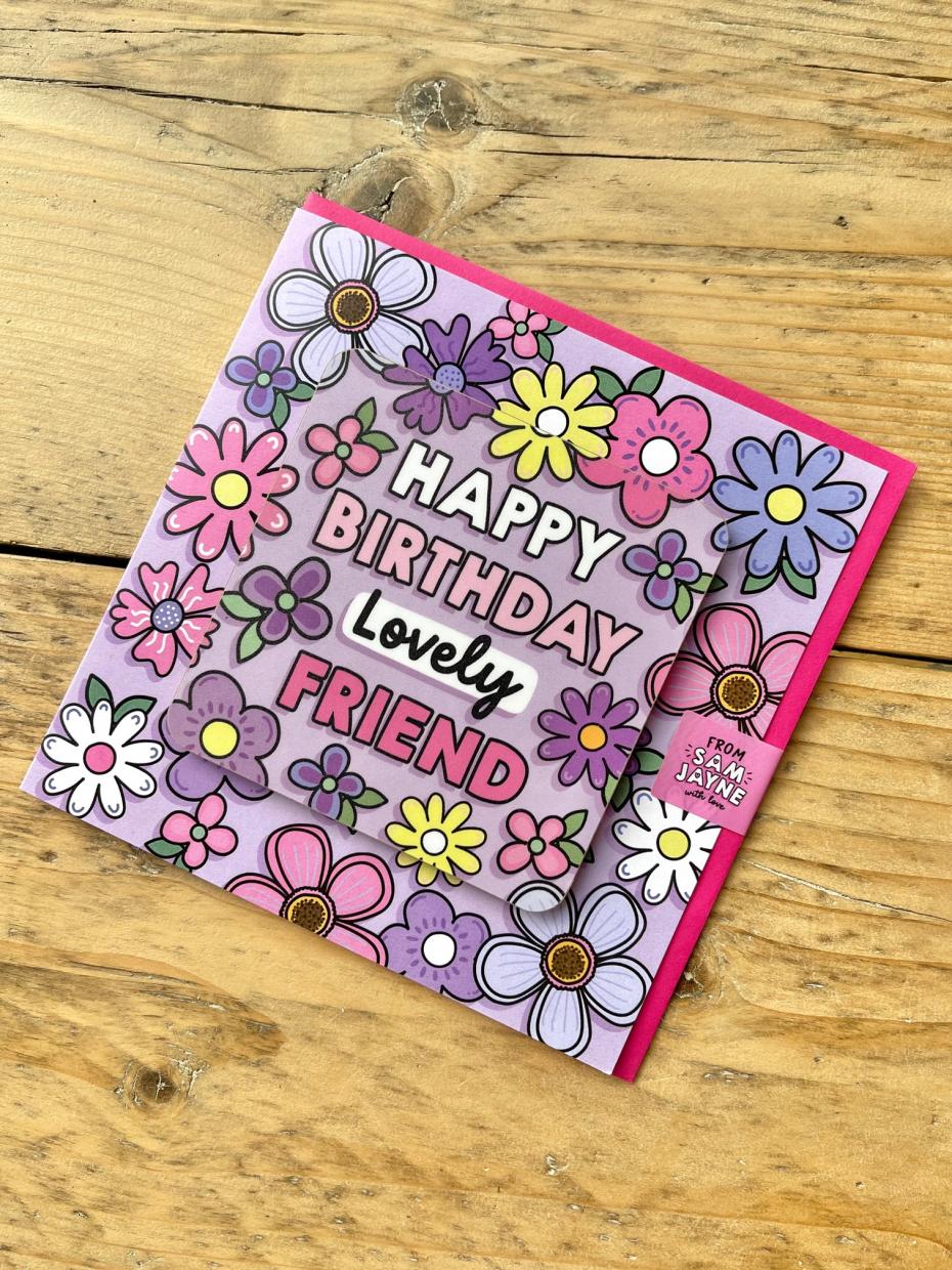 Lovely Friend Coaster Card