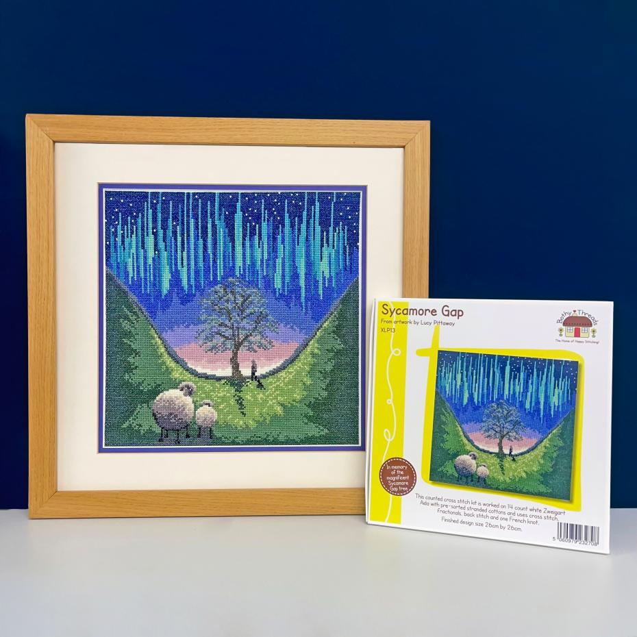 Sycamore Gap Counted Cross Stitch Kit