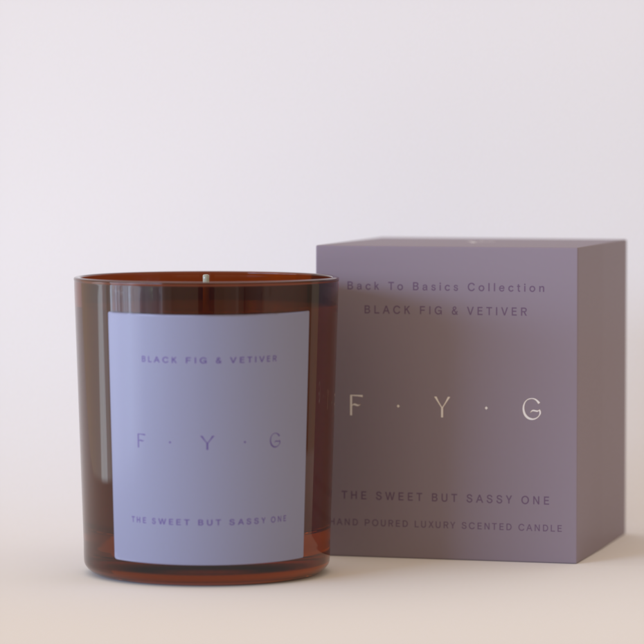 Black Fig & Vetiver Candle "The Sweet but Sassy One"