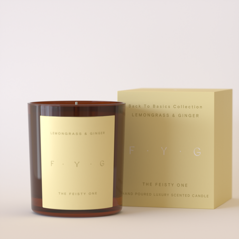 Lemongrass & Ginger Candle "The Feisty One"