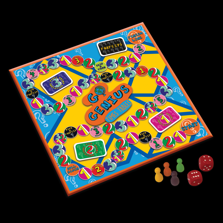 Go Genius Times Tables - The Board Game  (Board)